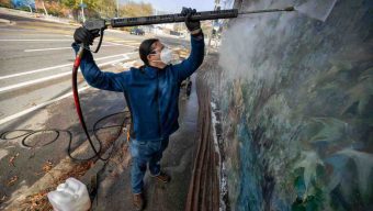 The Temescal Canyon Mural is getting new life and a much-needed facelift