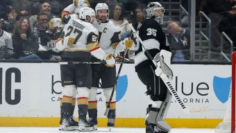 Kings tie it late before losing to Golden Knights in OT