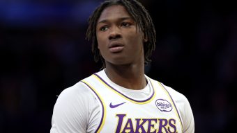 Lakers rookie Adou Thiero to miss at least 4 weeks with MCL sprain