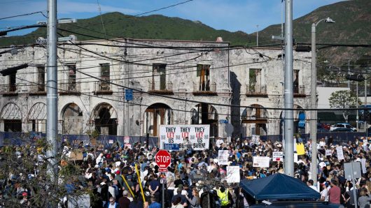 Accountability: Hundreds demand it at Palisades fire anniversary rally