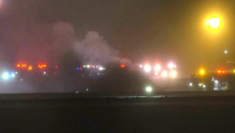 Federal Aviation Administration says 7 killed, 1 survived jet crash in snow in Bangor, Maine