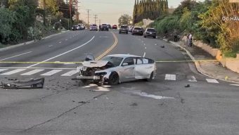 Stolen vehicle rammed into Anaheim store in $1 million jewelry heist; suspects later crash in getaway cars