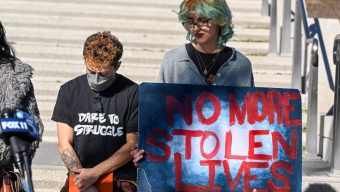 Protester blinded after getting shot by Homeland Security officer in Santa Ana, he says