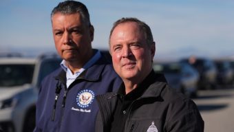California’s newest ICE center has 1,400 detainees. What Sens. Adam Schiff and Alex Padilla saw there