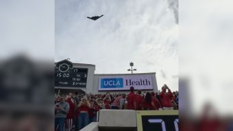 B-2 bomber misses rainy Rose Parade, but makes rescheduled date at Rose Bowl