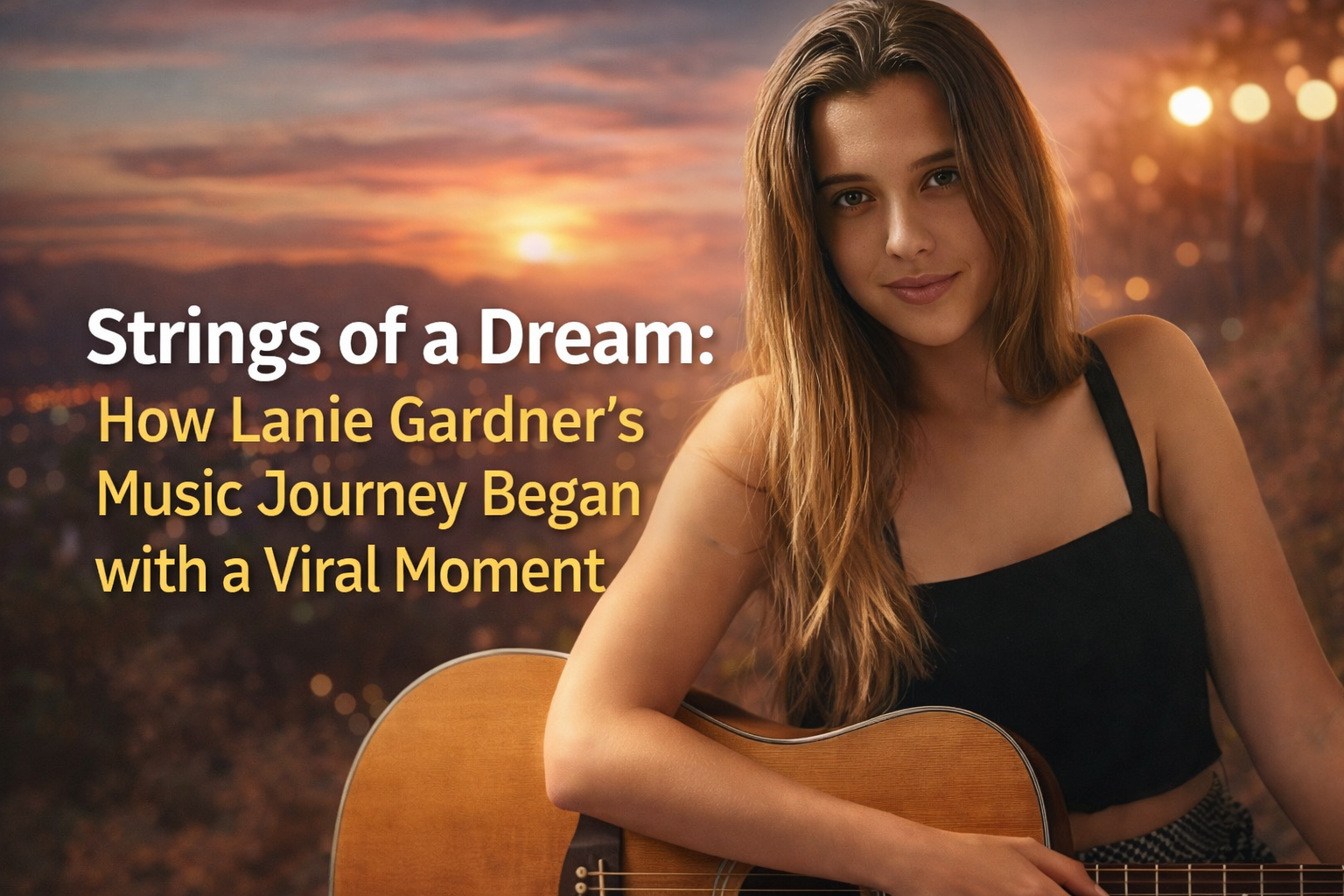 Strings of a Dream: How Lanie Gardner’s Music Journey Began with a Viral Moment
