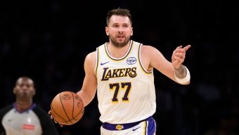 Lakers’ Luka Doncic to sit out vs. Warriors with left hamstring strain
