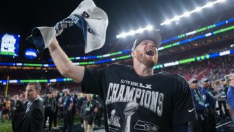 Seahawks’ Sam Darnold wins 1st Super Bowl title in rout of Patriots