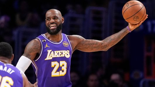 LeBron James becomes oldest to record a triple-double as Lakers top Mavericks
