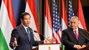 Rubio plugs Orbán’s bid for another term after April elections during a visit to Budapest