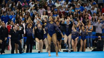 Jordan Chiles earns 4th straight perfect 10 for UCLA gymnastics on floor against Michigan