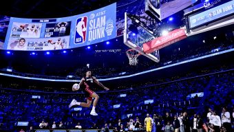 Keshad Johnson claims 1st dunk contest; Damian Lillard wins 3rd 3-point contest