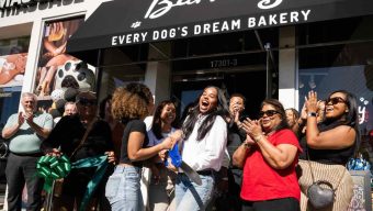 All-natural dog bakery celebrates its grand opening in Encino with a ribbon-cutting ceremony