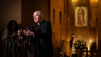 Amid national unrest, violence over immigration enforcement, hundreds pray for peace at L.A. Cathedral