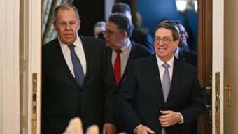 Russia hosts Cuban foreign minister and urges US not to blockade Cuba
