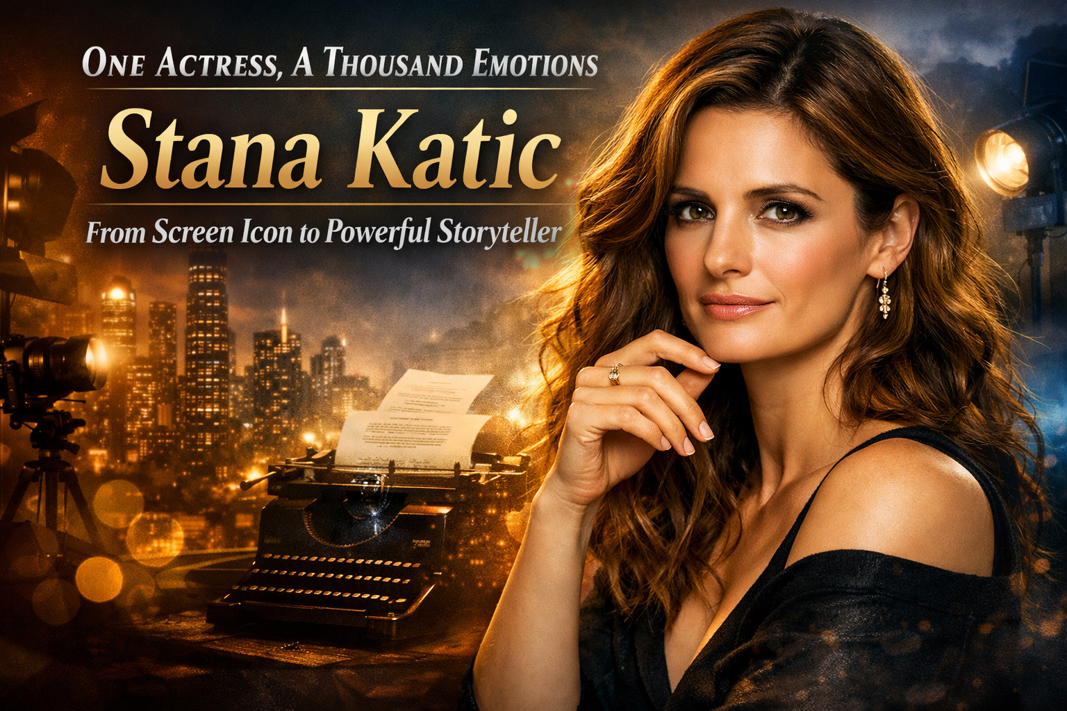 One Actress, A Thousand Emotions – Stana Katic: From Screen Icon to Powerful Storyteller