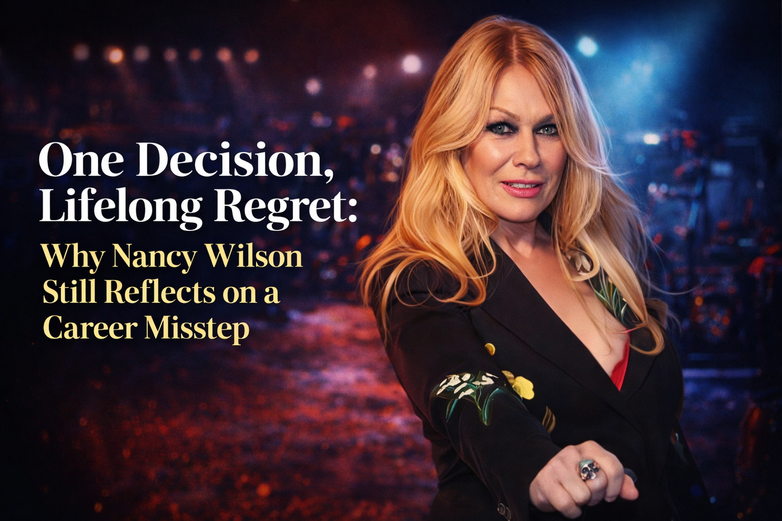 One Decision, Lifelong Regret: Why Nancy Wilson Still Reflects on a Career Misstep