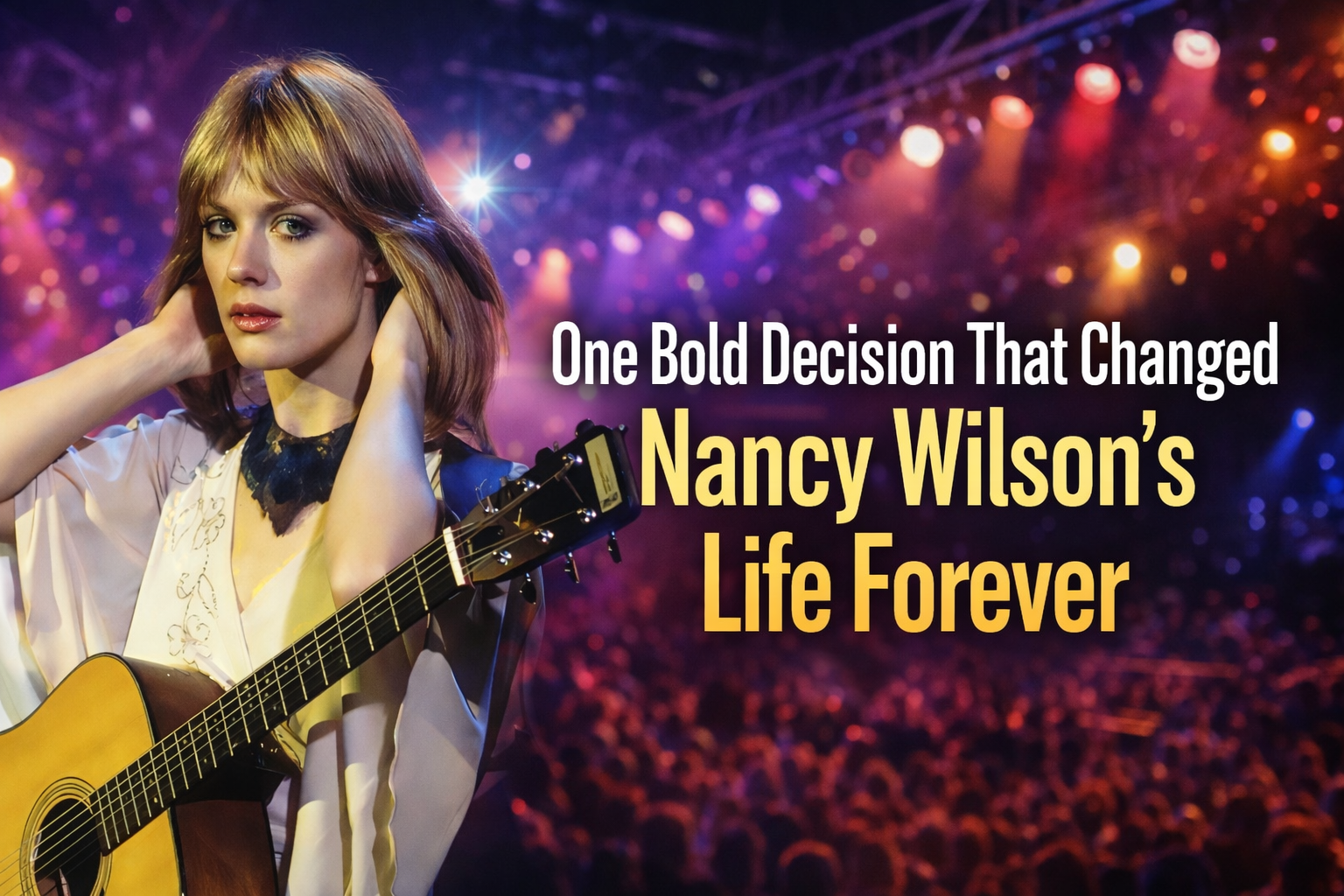 One Bold Decision That Changed Nancy Wilson’s Life Forever