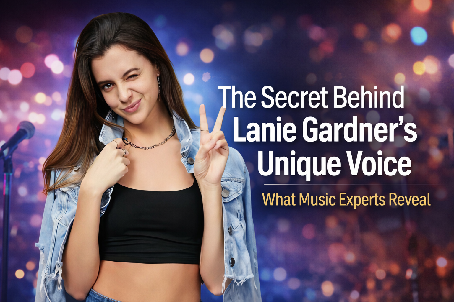 The Secret Behind Lanie Gardner’s Unique Voice: What Music Experts Reveal