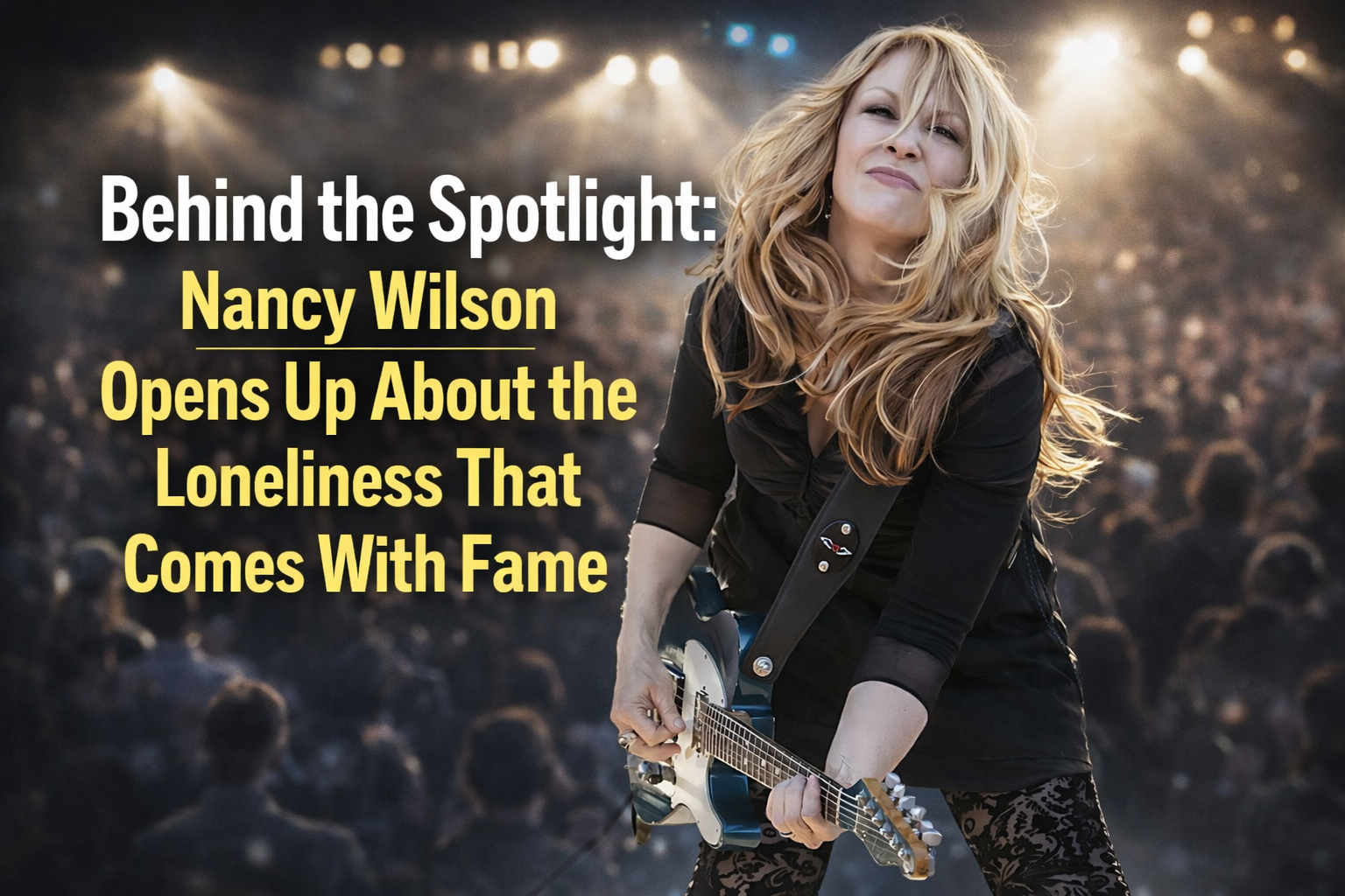 Behind the Spotlight: Nancy Wilson Opens Up About the Loneliness That Comes With Fame