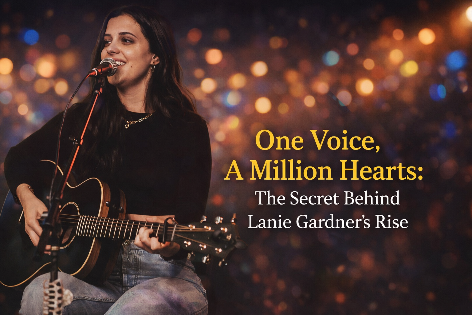 One Voice, A Million Hearts: The Secret Behind Lanie Gardner’s Rise