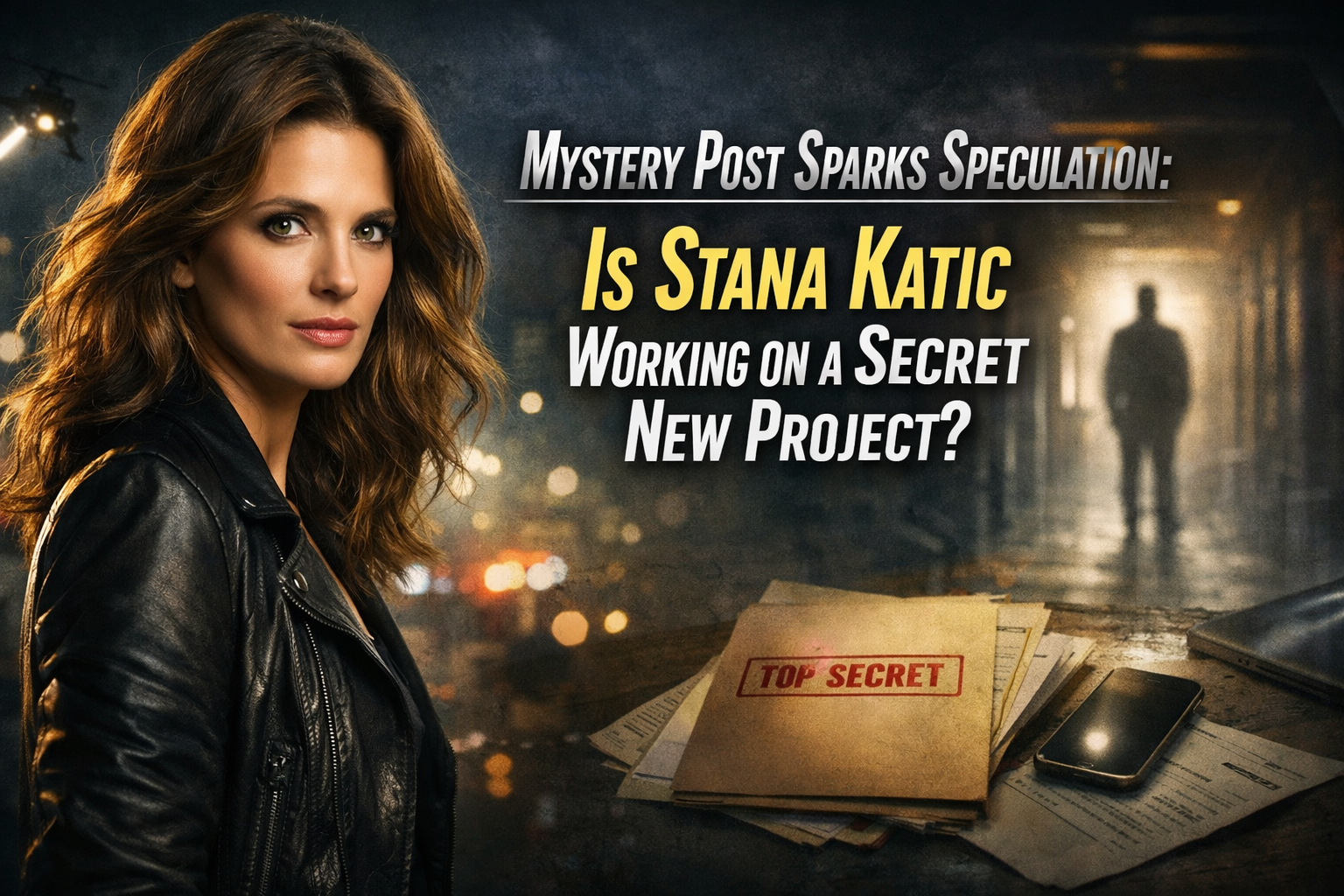 Mystery Post Sparks Speculation: Is Stana Katic Working on a Secret New Project?