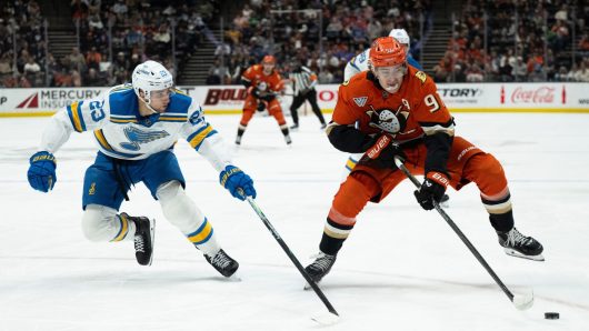 Ducks close homestand with flat finish against Blues