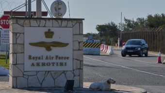 Britain says it’s not at war after a drone strikes its Akrotiri base in Cyprus