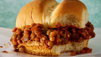 This smoky lentil sloppy joes packs in the plant-based protein and demands napkins
