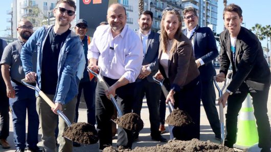 LA began construction of Chandler Bicycle Connection, three miles of protected bike lanes