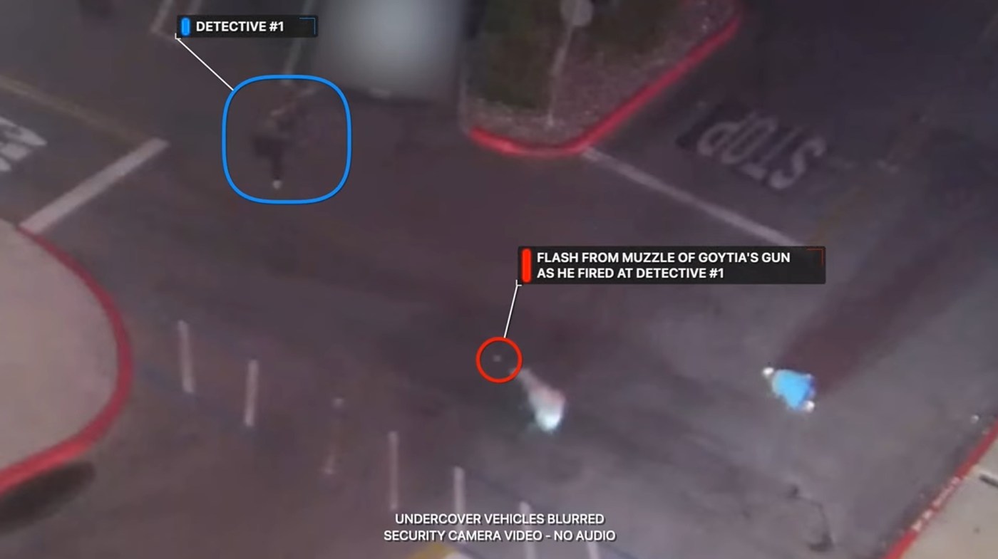 Video from LA sheriff’s department shows fatal West Hills deputy shooting
