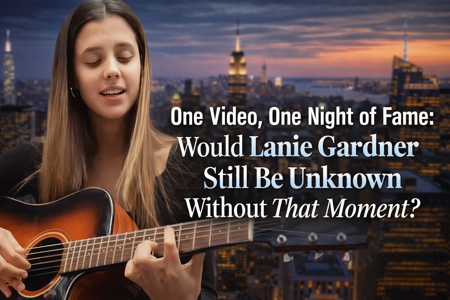One Video, One Night of Fame: Would Lanie Gardner Still Be Unknown Without That Moment?