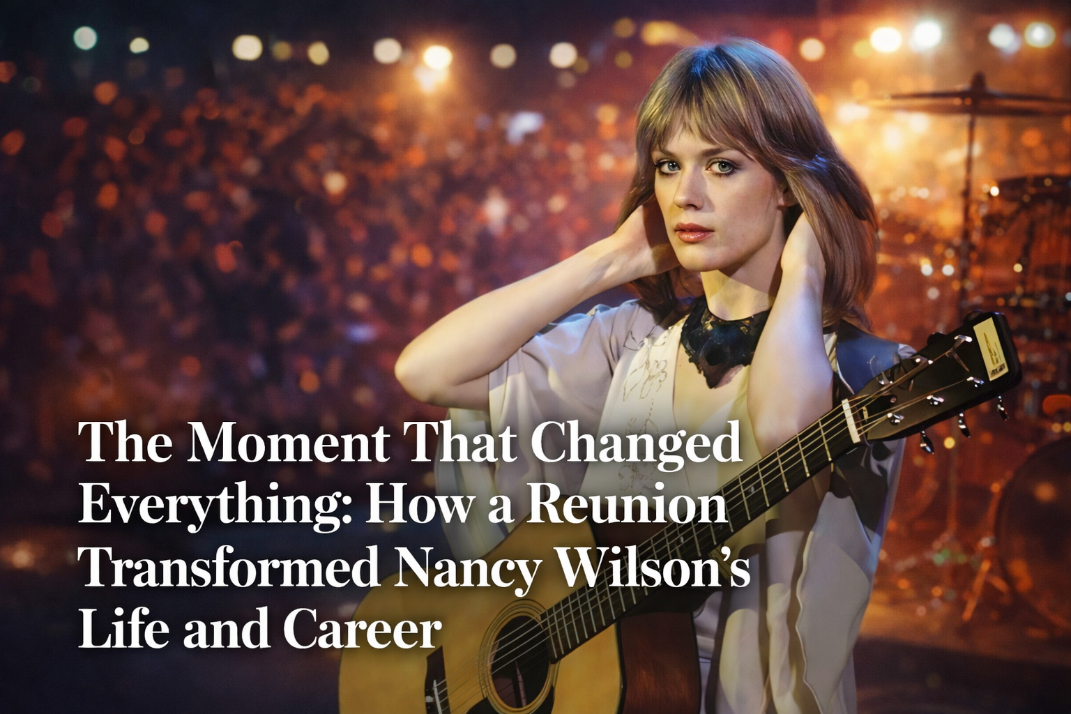 The Moment That Changed Everything: How a Reunion Transformed Nancy Wilson’s Life and Career