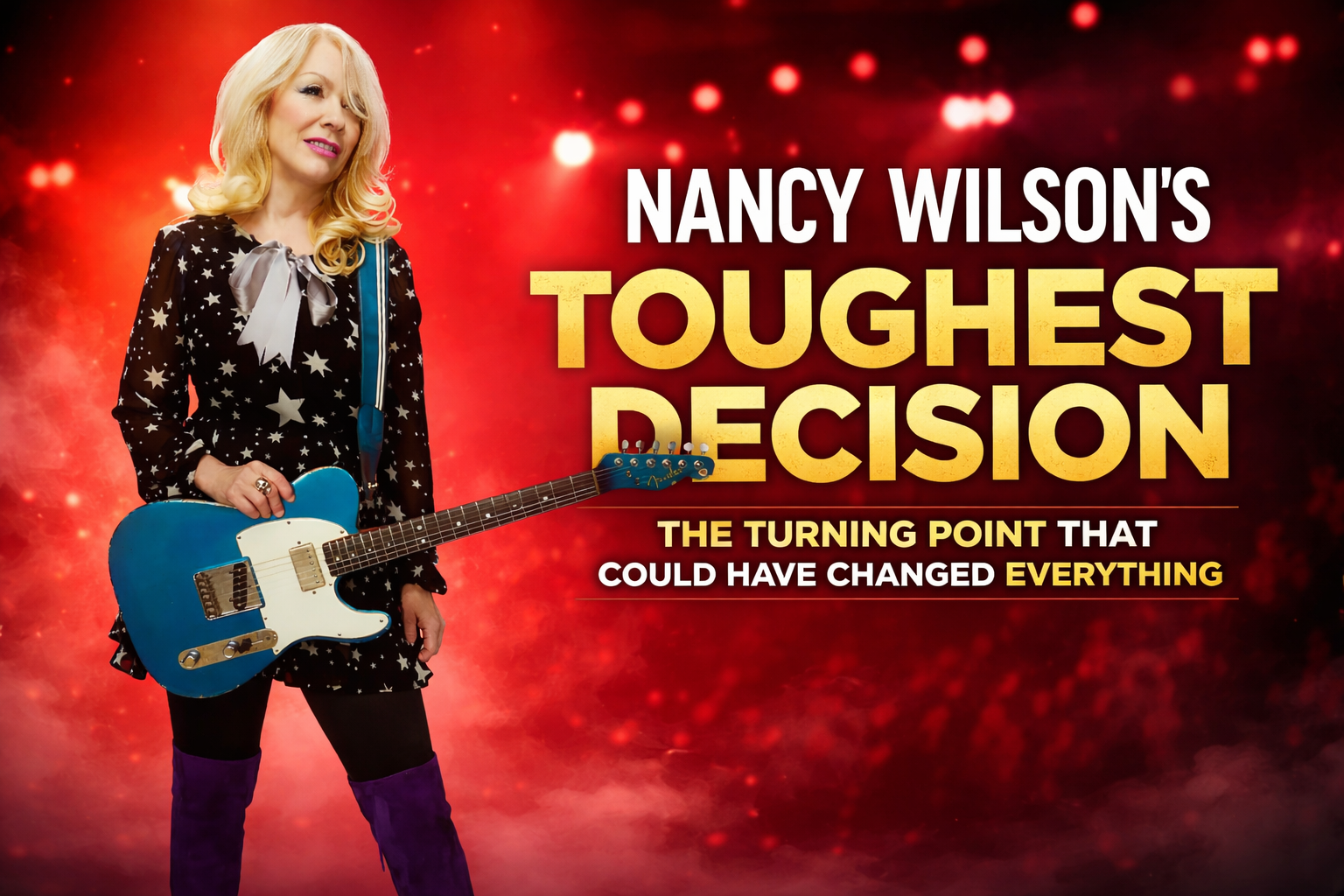 Nancy Wilson’s Toughest Decision: The Turning Point That Could Have Changed Everything