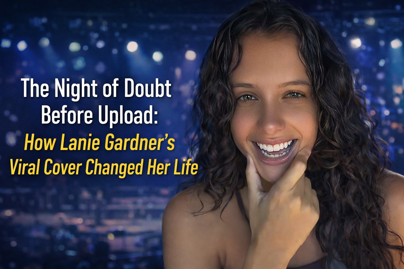The Night of Doubt Before Upload: How Lanie Gardner’s Viral Cover Changed Her Life