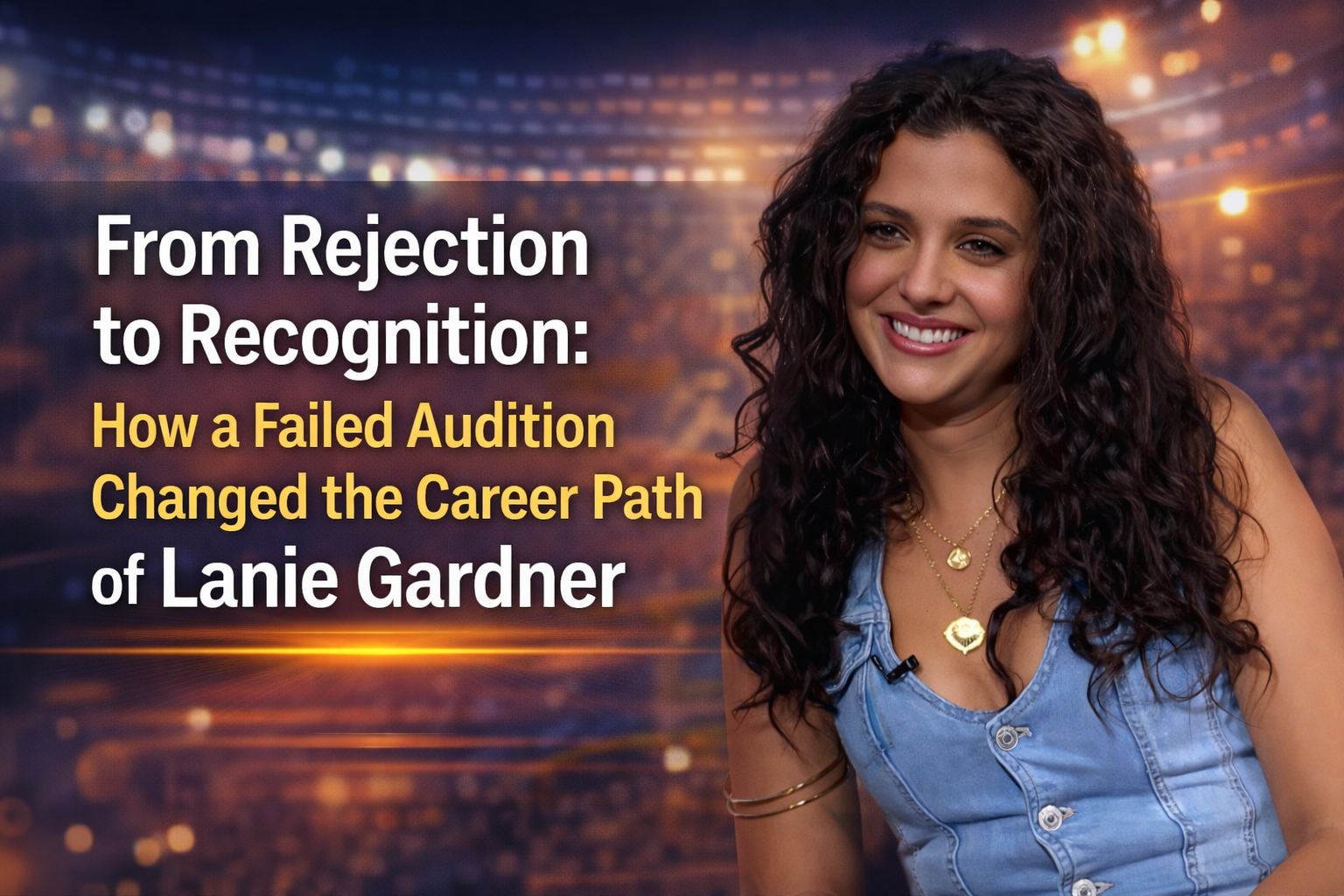 From Rejection to Recognition: How a Failed Audition Changed the Career Path of Lanie Gardner