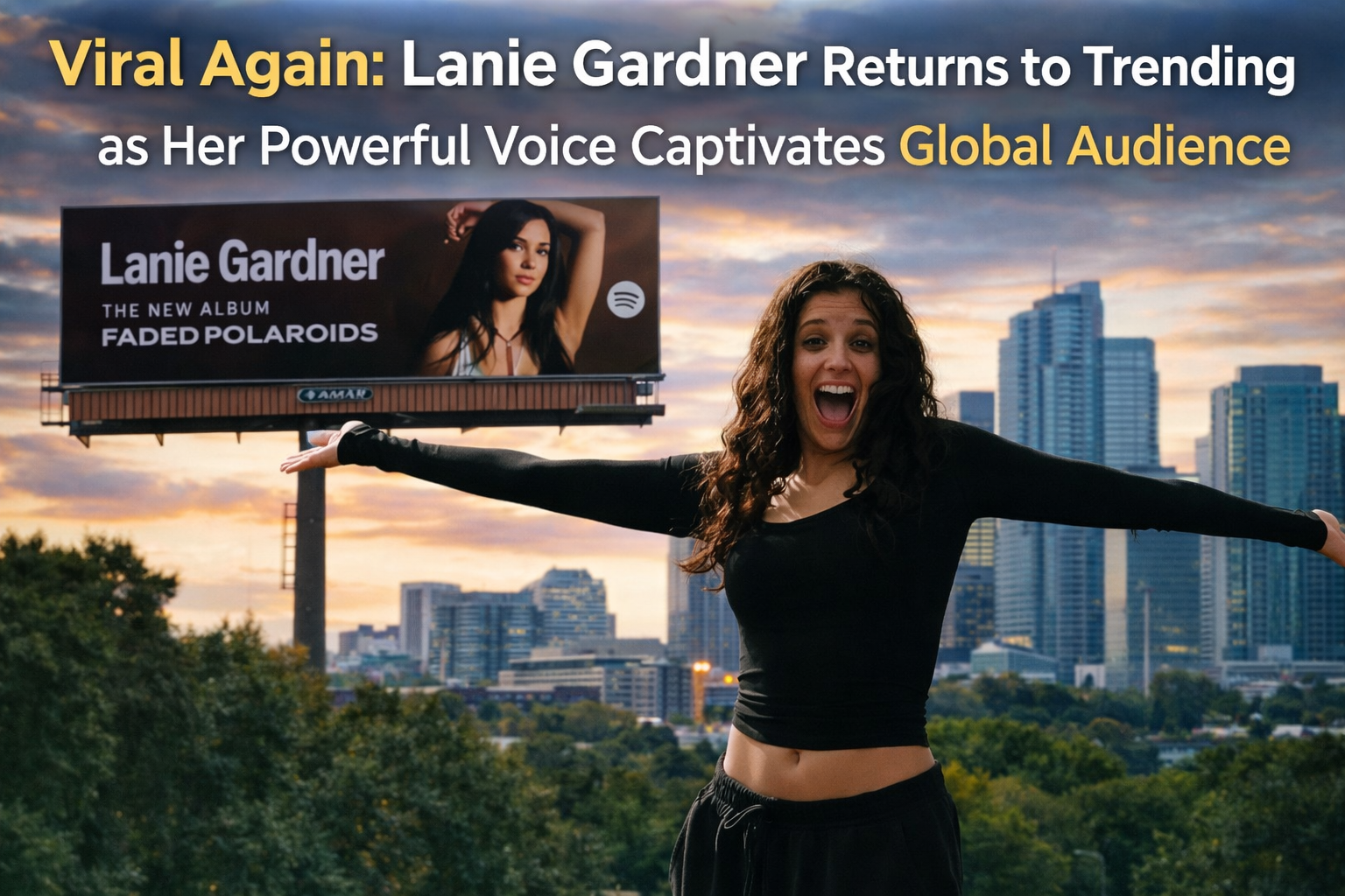 Viral Again: Lanie Gardner Returns to Trending as Her Powerful Voice Captivates Global Audience