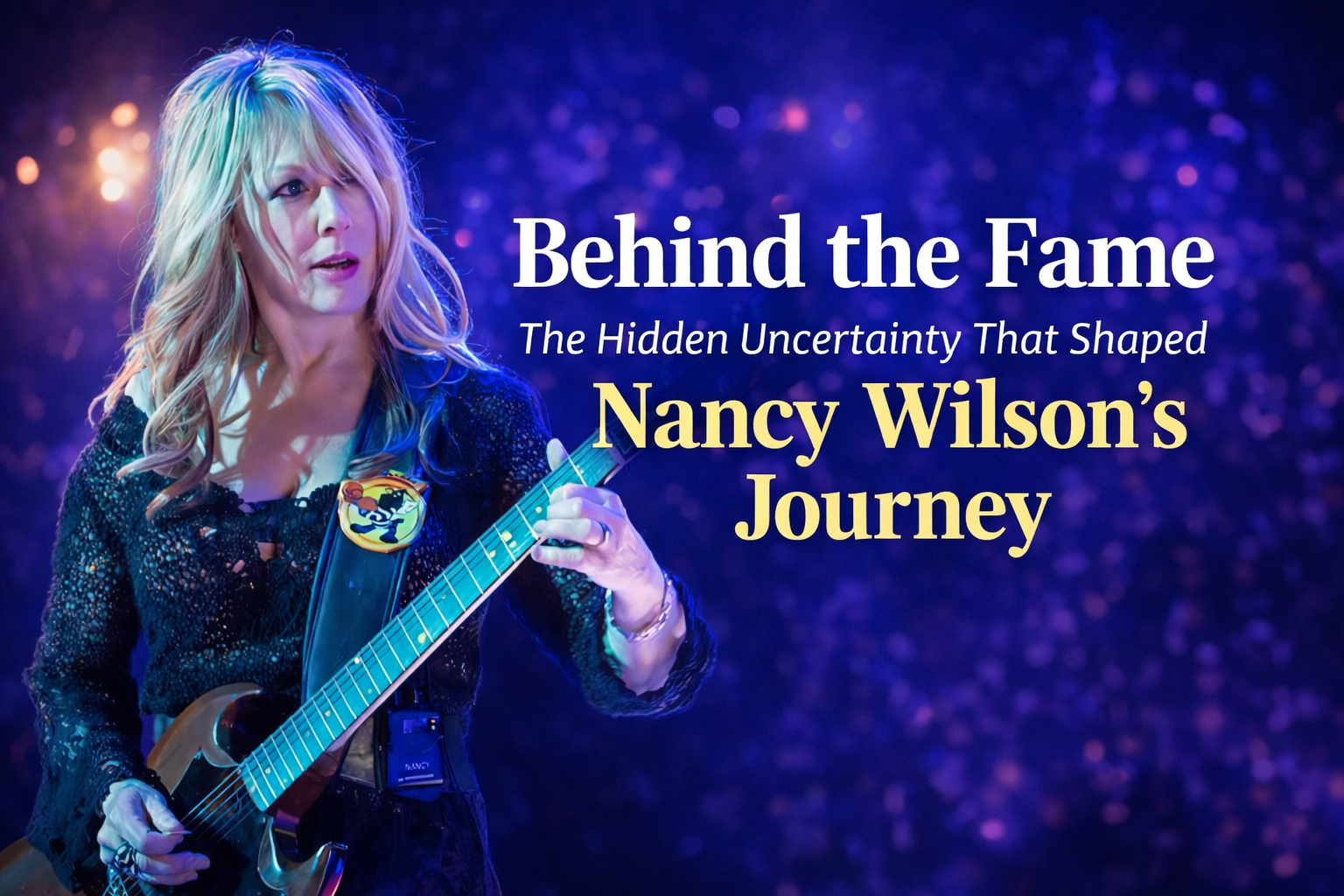 Behind the Fame: The Hidden Uncertainty That Shaped Nancy Wilson’s Journey