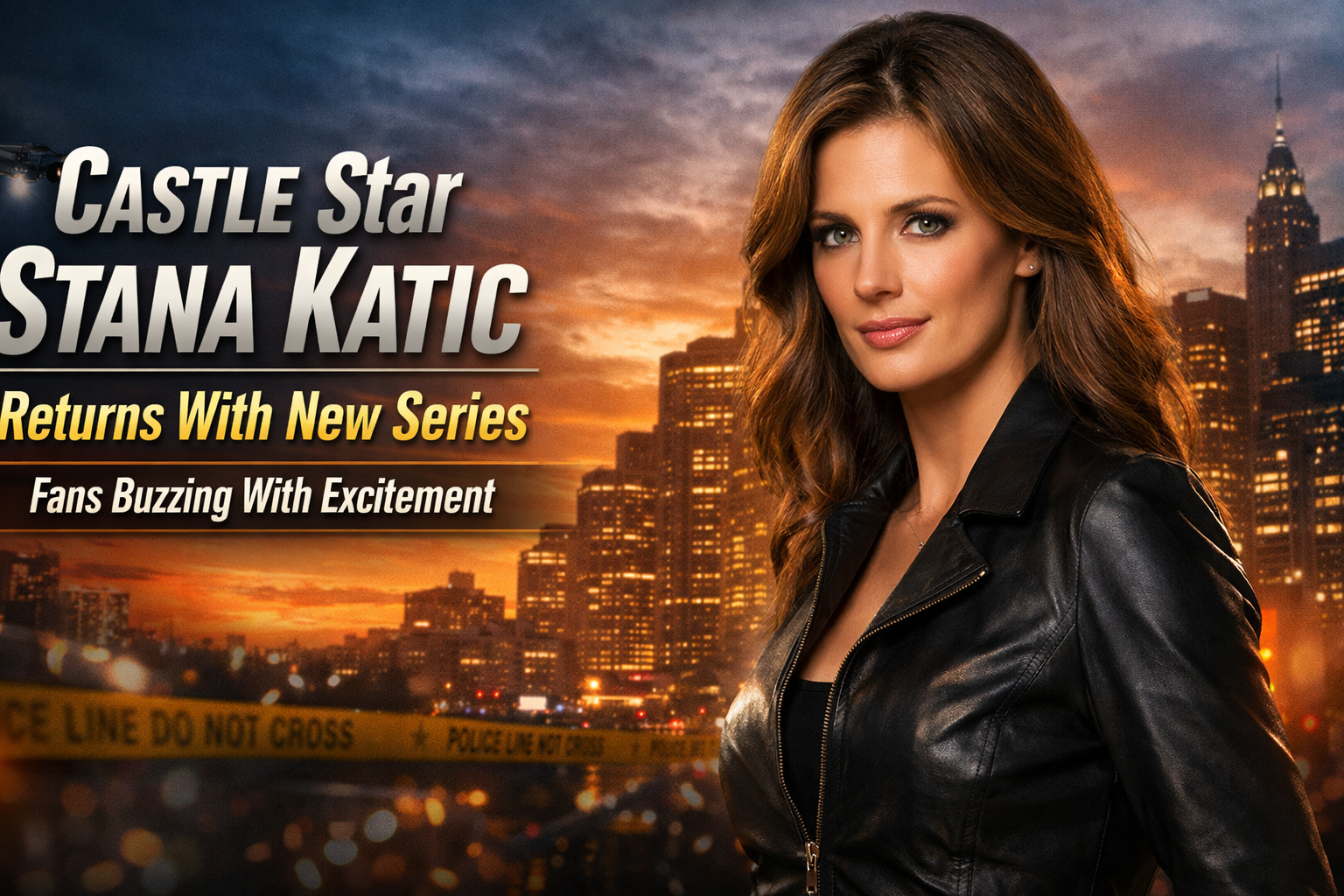 Castle Star Stana Katic Returns With New Series, Fans Buzzing With Excitement