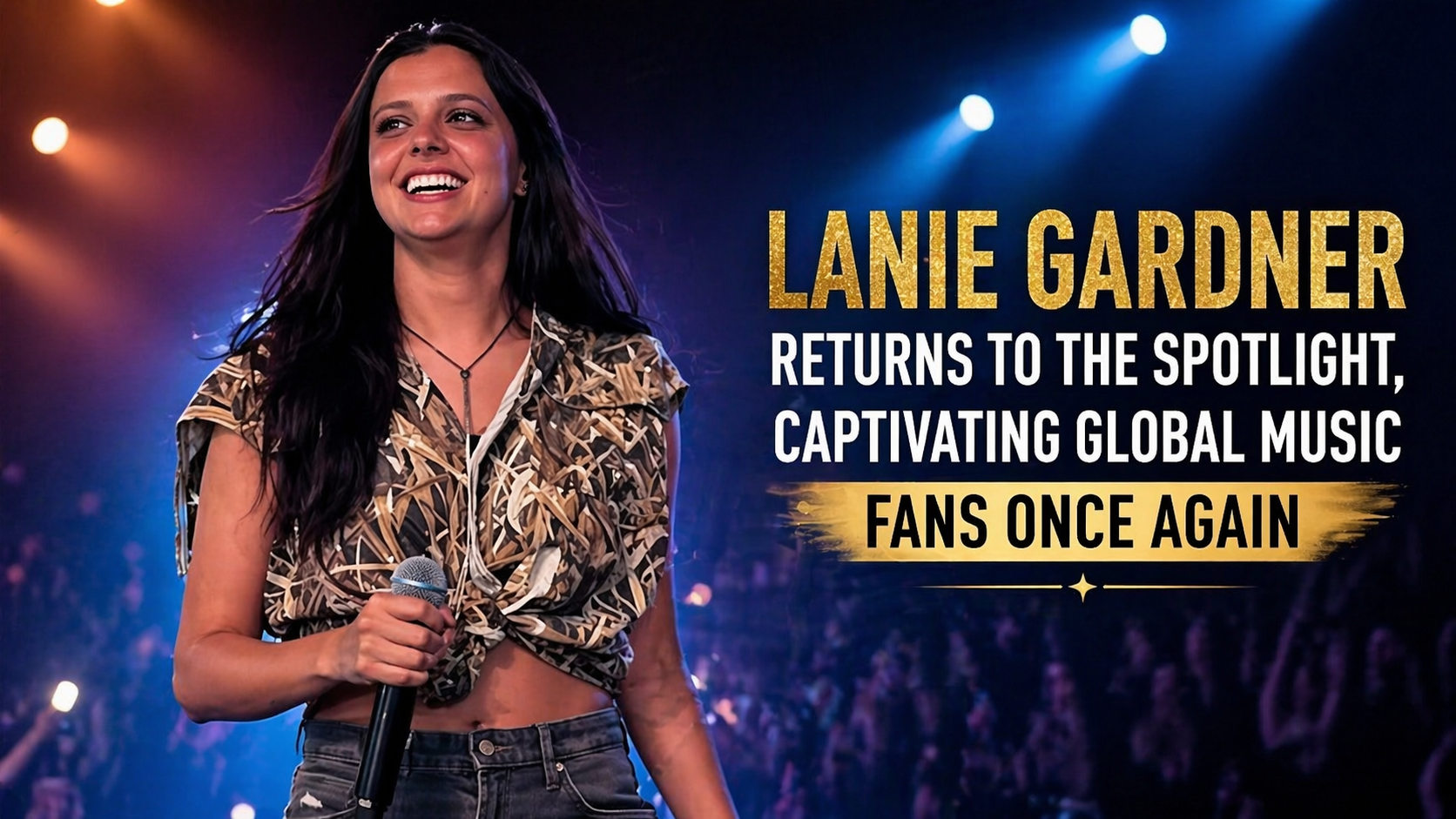 Lanie Gardner Returns to the Spotlight, Captivating Global Music Fans Once Again