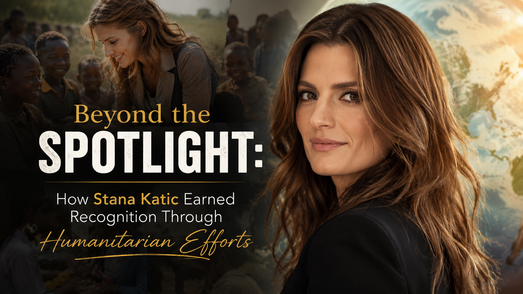 Beyond the Spotlight: How Stana Katic Earned Recognition Through Humanitarian Efforts