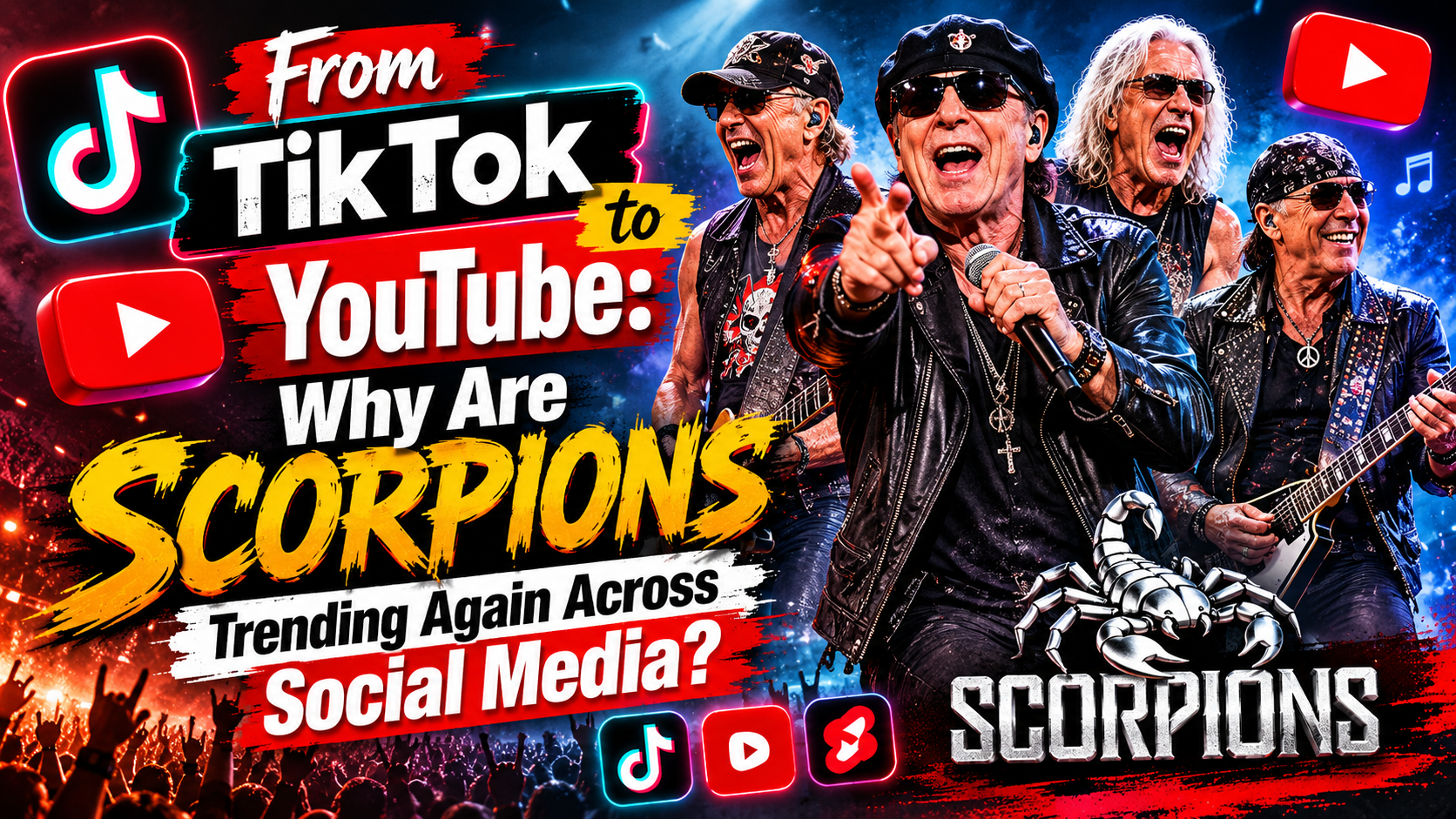 From TikTok to YouTube: Why Are Scorpions Trending Again Across Social Media?