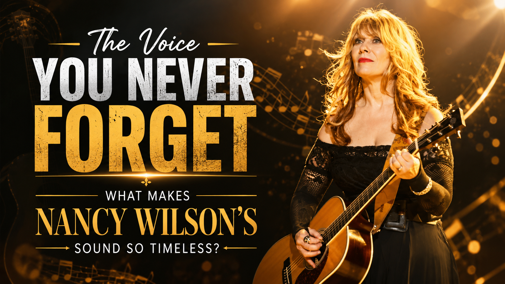 The Voice You Never Forget: What Makes Nancy Wilson’s Sound So Timeless?