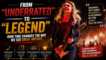 From “Underrated” to “Legend”: How Time Changes the Way We See Great Artists