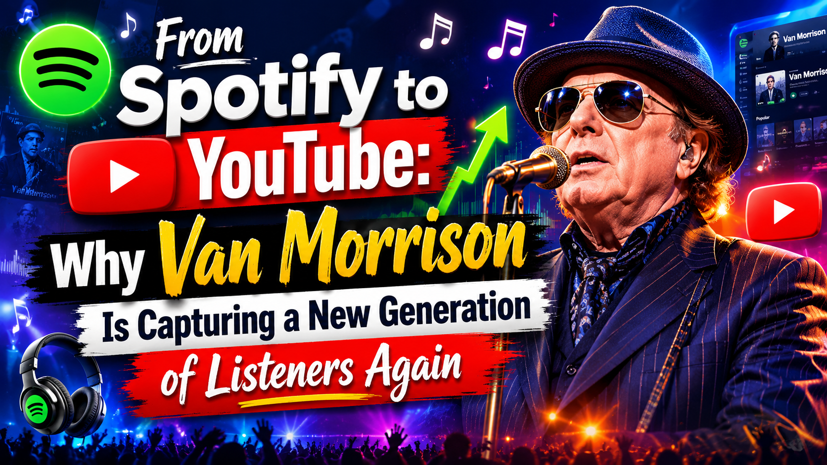 From Spotify to YouTube: Why Van Morrison Is Capturing a New Generation of Listeners Again