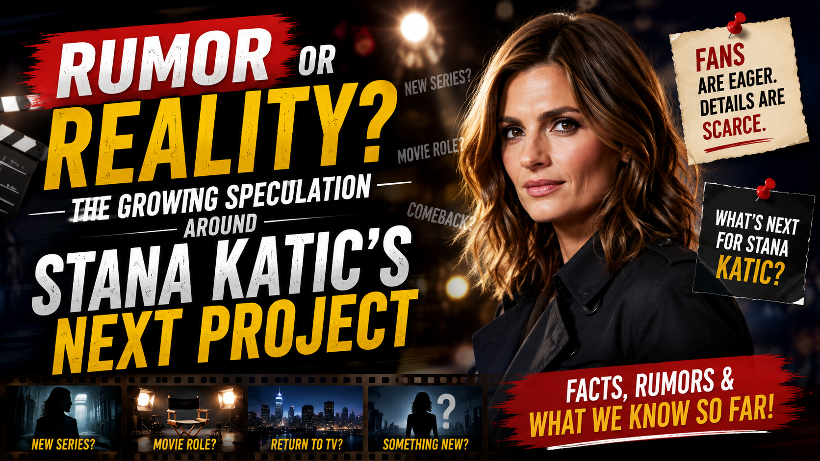 Rumor or Reality? The Growing Speculation Around Stana Katic’s Next Project