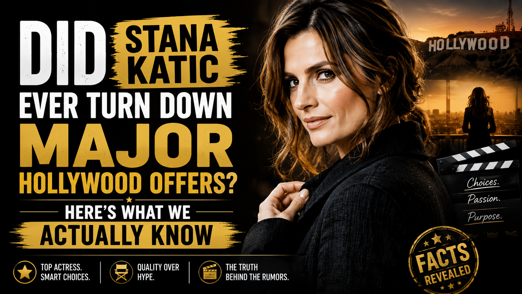 Did Stana Katic Ever Turn Down Major Hollywood Offers? Here’s What We Actually Know