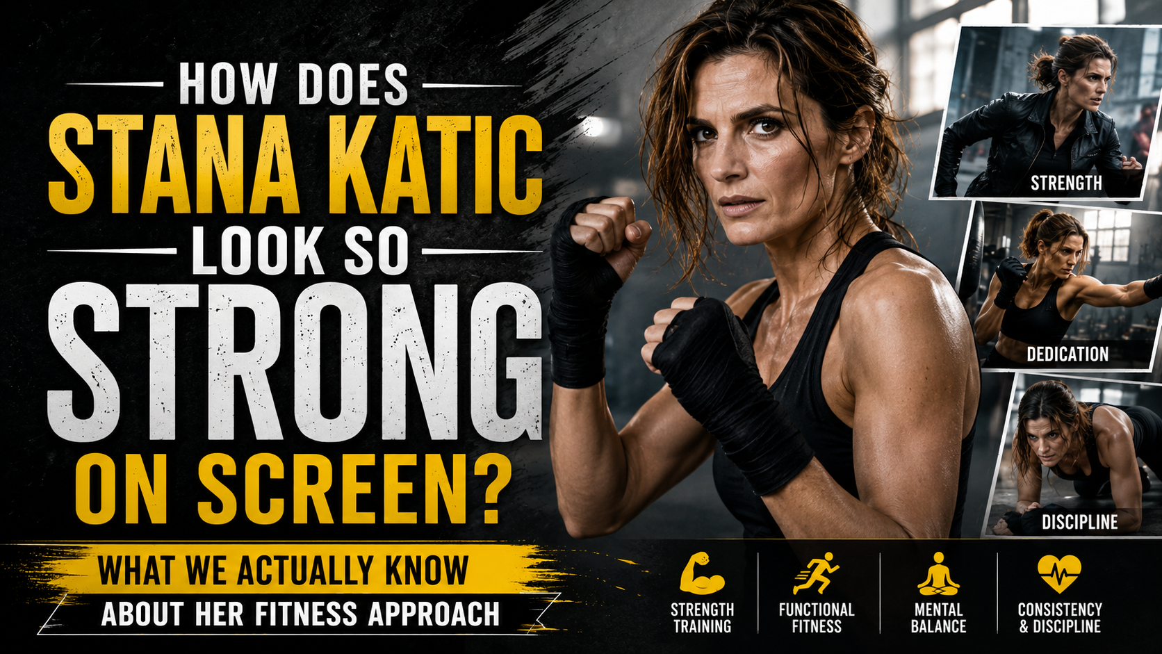 How Does Stana Katic Look So Strong on Screen? What We Actually Know About Her Fitness Approach
