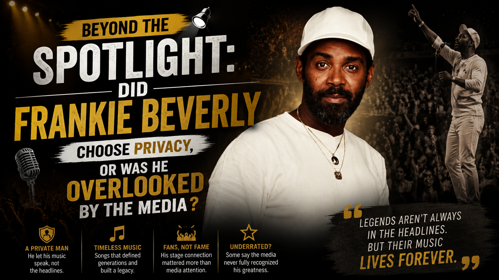 Beyond the Spotlight: Did Frankie Beverly Choose Privacy, or Was He Overlooked by the Media?