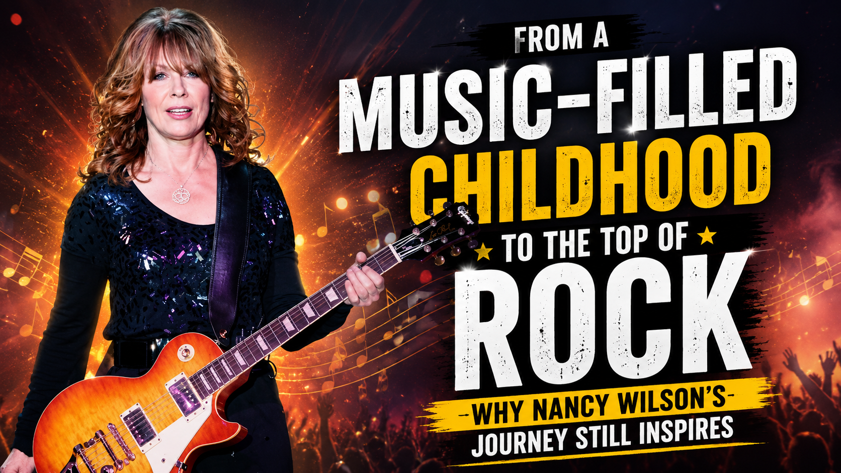 From a Music-Filled Childhood to the Top of Rock: Why Nancy Wilson’s Journey Still Inspires